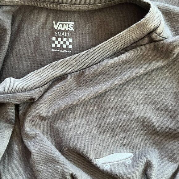 Vans Embroidered Skateboard Tee, Size Small - Picture 3 of 3